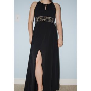 JS boutique Black Evening Gown